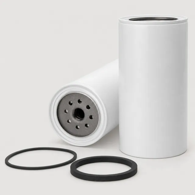 Kaltreo KT-FF0342 fuel filter, replaces Fleetguard FS1091 — cross-references BF9866-O, BF9866O, 86969