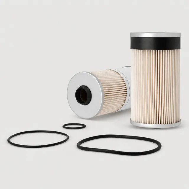 Kaltreo KT-FF3154 fuel filter, replaces Fleetguard FS19727 — cross-references PF7895, 382122, P550796