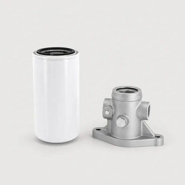 Kaltreo KT-FF9356 fuel filter, replaces Fleetguard FF5320 — cross-references 56264237, BF7633, BF7637
