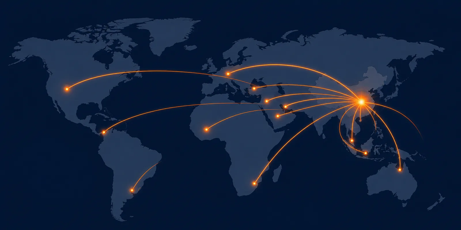 Map of Kaltreo Power markets worldwide, including North America, the Middle East, Africa, Southeast Asia, Europe and Latin America