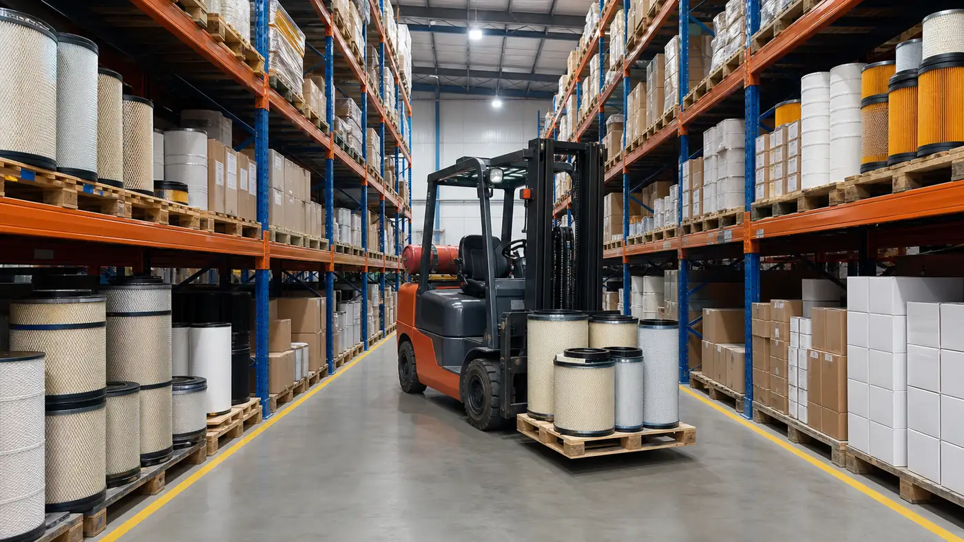 Kaltreo UAE free-zone forward-stock warehouse of diesel filters